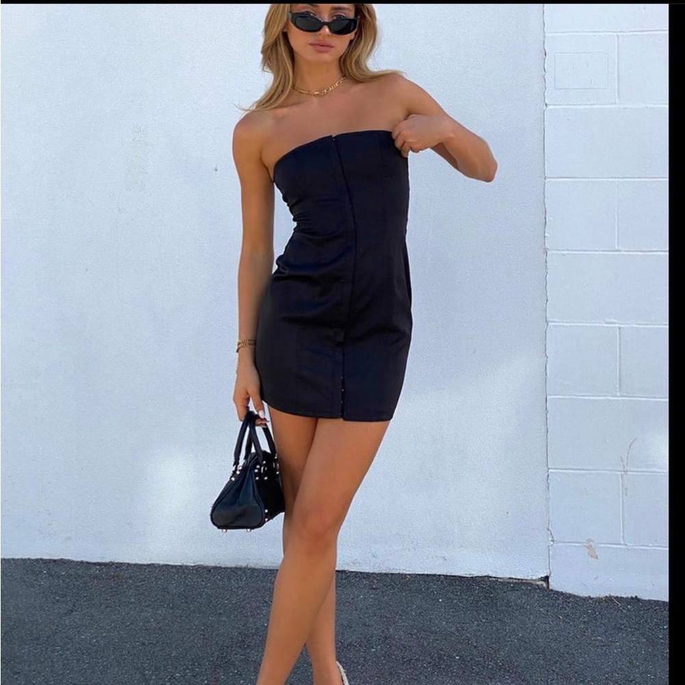 Lioness Strapless Corset Mini Dress!